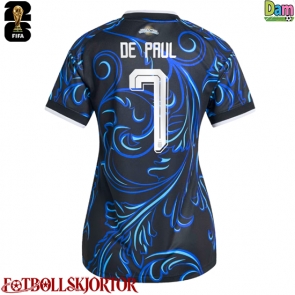 Argentina Rodrigo De Paul #7 Bortatröja Dam VM 2026 Kortärmad
